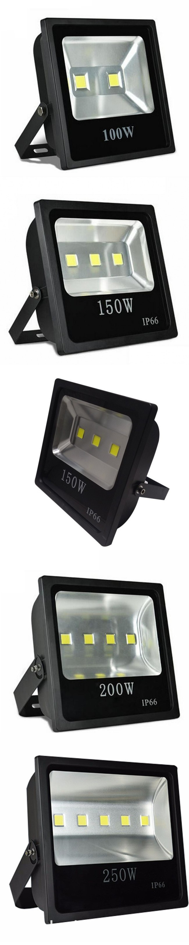 High Quality Low Price 120W COB LED Flood Light Driverless IP65 (100W-.83/120W-.23/150W-.01/160W-.54/200W-.92/250W-.53) 2-Year Warranty